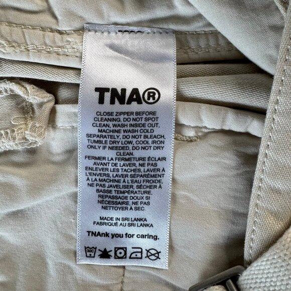 TNA Aritzia Pants Women's Cargo Baggy Relaxed High Waisted Retro 90's Y2K Sz 8 - Picture 5 of 10